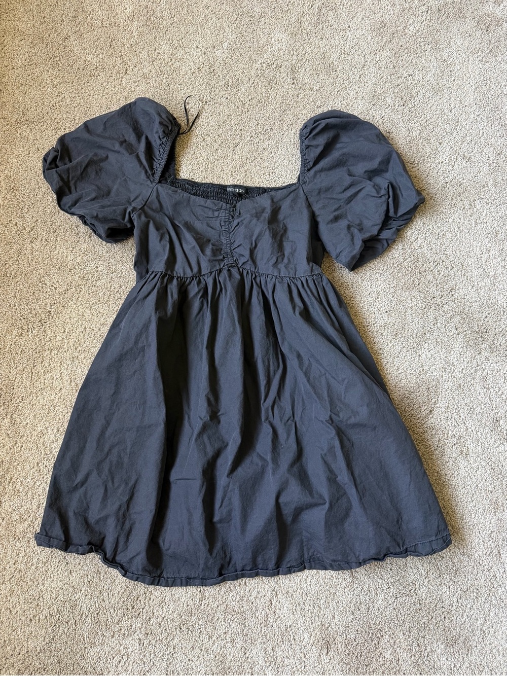 Black baby doll dress